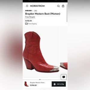 Free People Brayden Western Boot